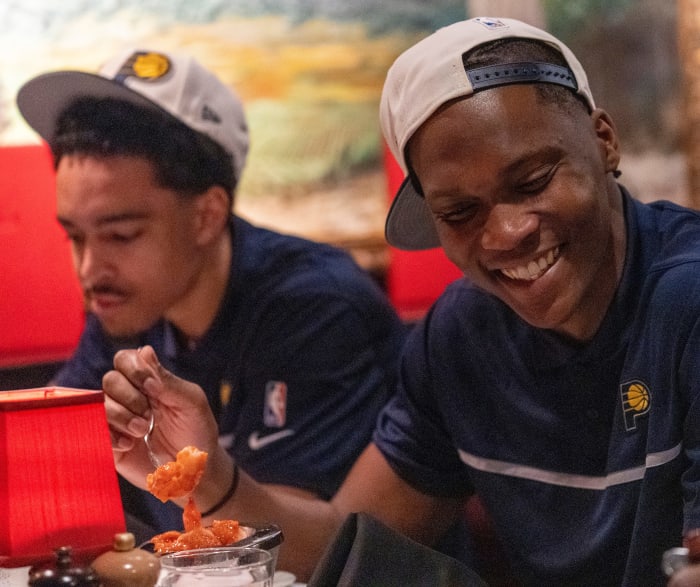 Guard Bennedict Mathurin of the Indiana Pacers